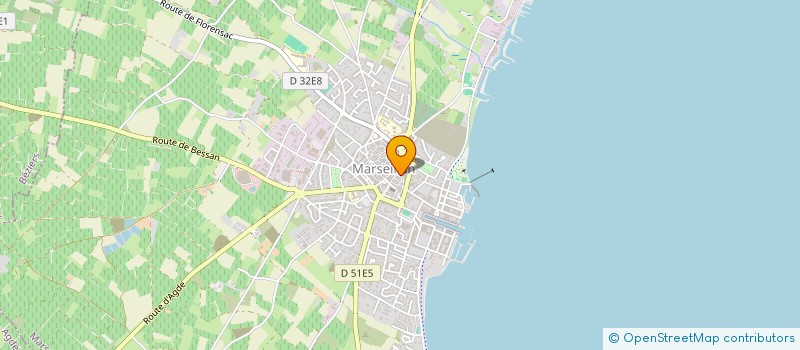 localisation de l'entreprise GPT D'EMPLOYEURS LES VINS BIO CLUB à MARSEILLAN
