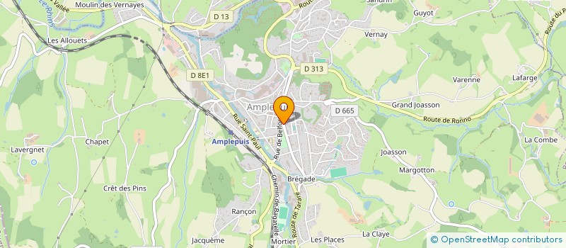 localisation de l'entreprise GPT D'EMPLOYEURS PAYS D'AMPLEPUIS-THIZY à AMPLEPUIS
