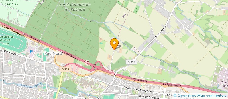 localisation de l'entreprise GPT D EMPLOYEURS PAYSANS DU BEARN à PAU
