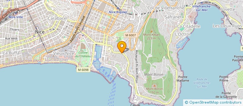 localisation de l'entreprise GPT D'ETUDES JURIDIQUES ET ECONOMIQUES à NICE