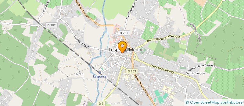 localisation de l'entreprise GPT DE MOYENS DR TRIOULAIRE DR PERALDI  LESPARRE-MEDOC