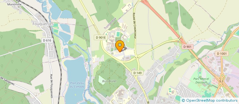 localisation de l'entreprise GPT DEF ENN CULTURES PT REGION NORD OUES  BEAUVAIS