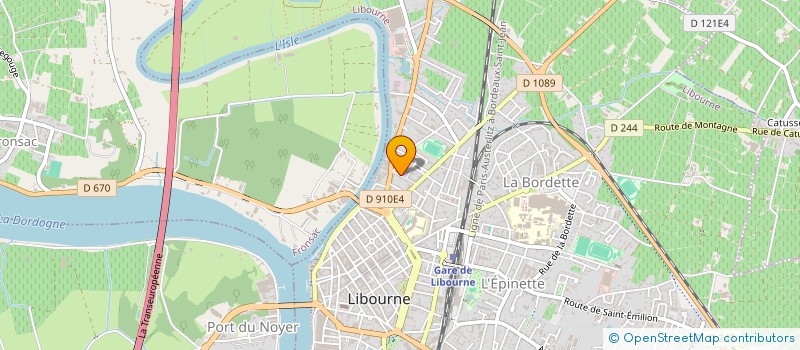 localisation de l'entreprise GPT DES APICULTEURS DU LIBOURNAIS  LIBOURNE