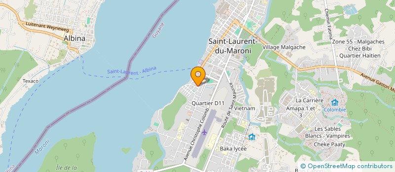localisation de l'entreprise GPT DES ASS DE LA CHARBONNIERE à SAINT-LAURENT-DU-MARONI
