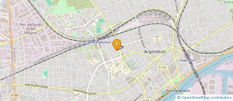 localisation de l'entreprise GPT DES MARBRIERS DU VAL D'OISE à ARGENTEUIL