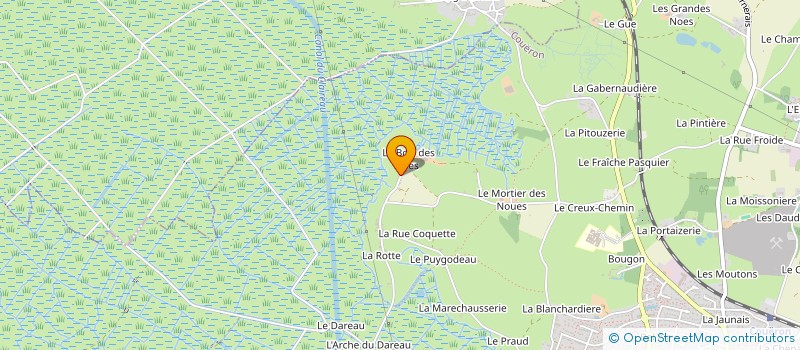 localisation de l'entreprise GPT EMP DE L'ESPOIR à COUERON
