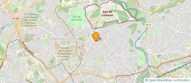 localisation de l'entreprise GPT EMP DE MONTBAZIN  MONTPELLIER