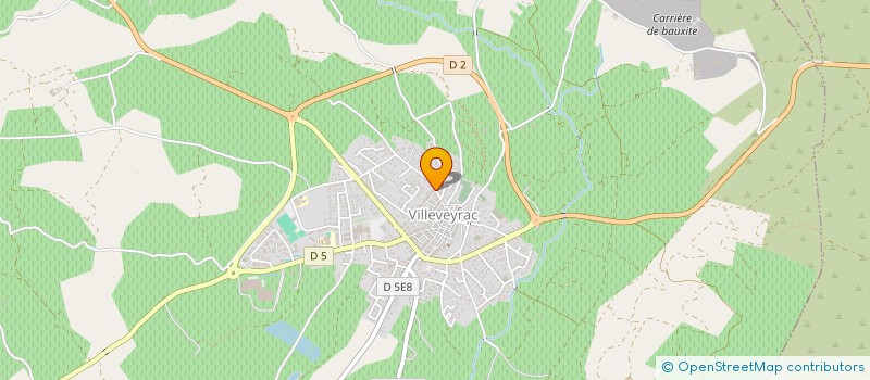 localisation de l'entreprise GPT EMP LA MAYOLE  VILLEVEYRAC