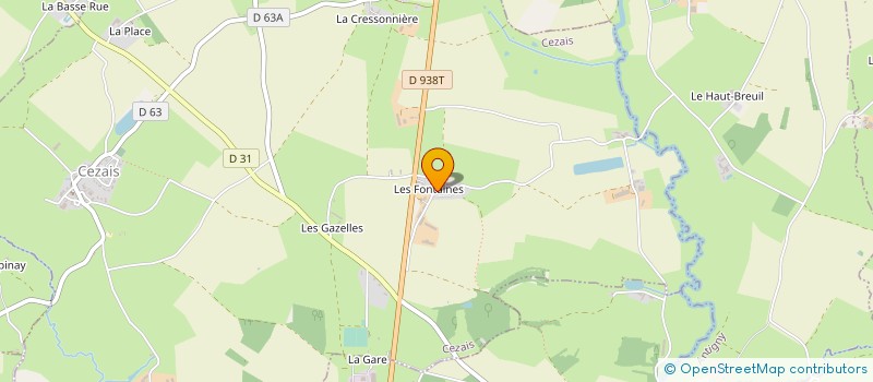 localisation de l'entreprise GPT EMP LES FONTAINES  RIVES-DU-FOUGERAIS