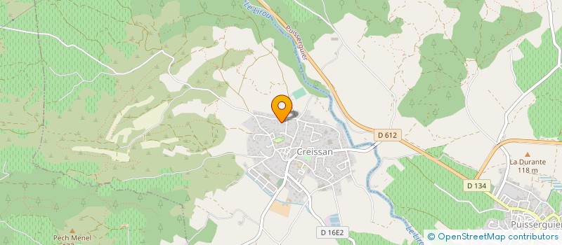 localisation de l'entreprise GPT EMP LES VIGNERONS DE QUARANTE  CREISSAN