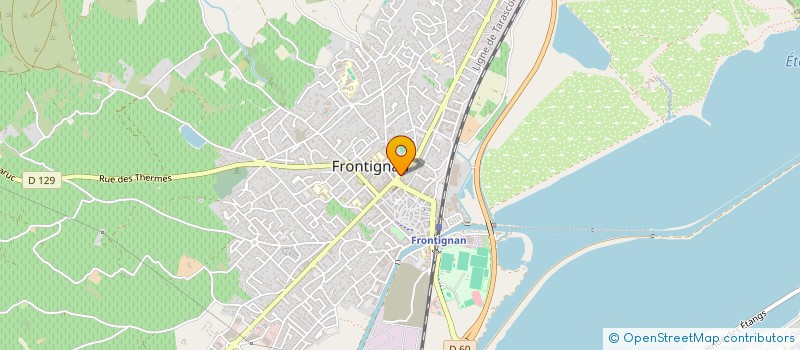 localisation de l'entreprise GPT EMP PEYRONNET VIGNOBLES à FRONTIGNAN