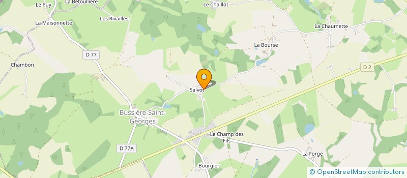 localisation de l'entreprise GPT EMPL BUJARD-DUPUIS  BUSSIERE-SAINT-GEORGES