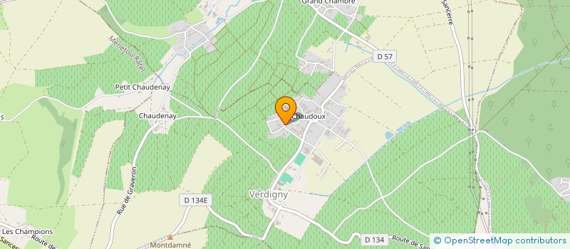 localisation de l'entreprise GPT EMPL CHERRIER LORILLOT  VERDIGNY