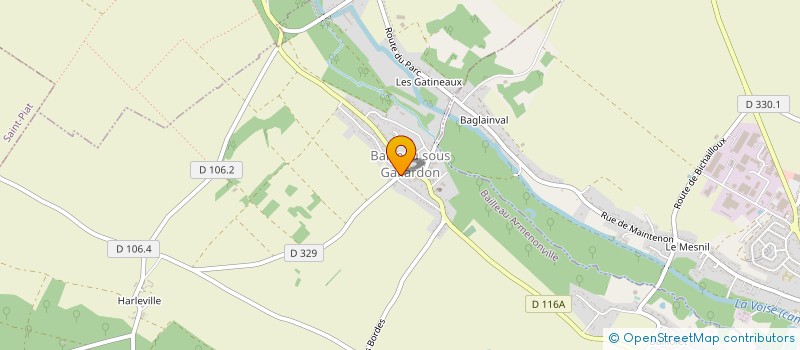 localisation de l'entreprise GPT EMPL DE LA CROIX à BAILLEAU-ARMENONVILLE