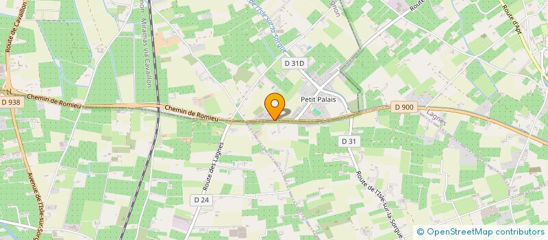 localisation de l'entreprise GPT EMPL DU PETIT PALAIS à L'ISLE-SUR-LA-SORGUE