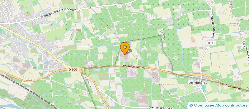 localisation de l'entreprise GPT EMPL LA CHAINE DU FRUIT à CAVAILLON