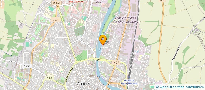 localisation de l'entreprise GPT EMPLOY INSERT QUALIF BTP YONNE à AUXERRE
