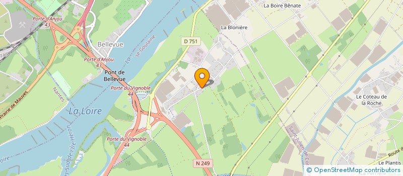 localisation de l'entreprise GPT EMPLOY LES SERRES DE GOULAINE à BASSE-GOULAINE