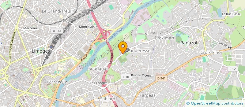 localisation de l'entreprise GPT EMPLOY REMPLACE AGRI HTE VIENNE à PANAZOL
