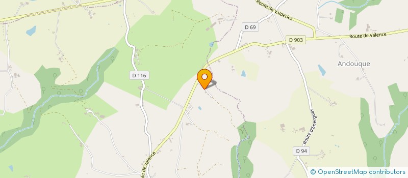 localisation de l'entreprise GPT EMPLOYEUR AGRICOLE LA BONNE PLACE  ANDOUQUE