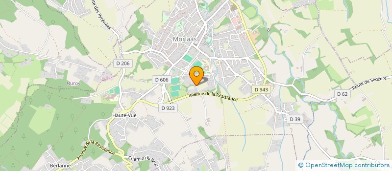 localisation de l'entreprise GPT EMPLOYEUR BEAULUC à MORLAAS