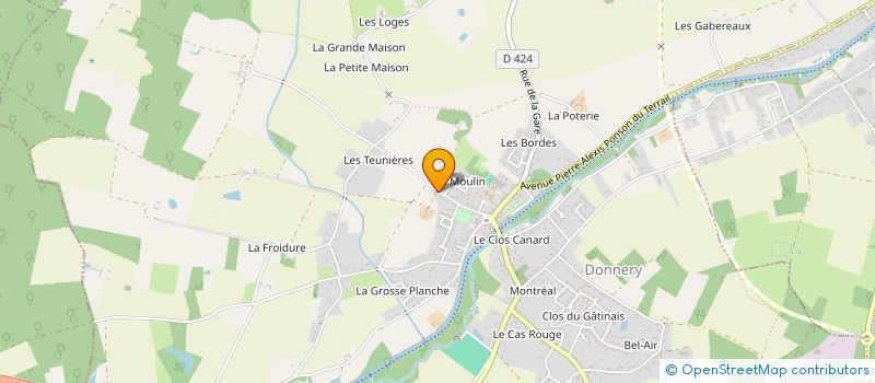 localisation de l'entreprise GPT EMPLOYEUR DU PAYS DES LOGES à DONNERY