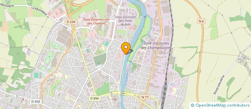 localisation de l'entreprise GPT EMPLOYEURS A.I.D.E.R à AUXERRE