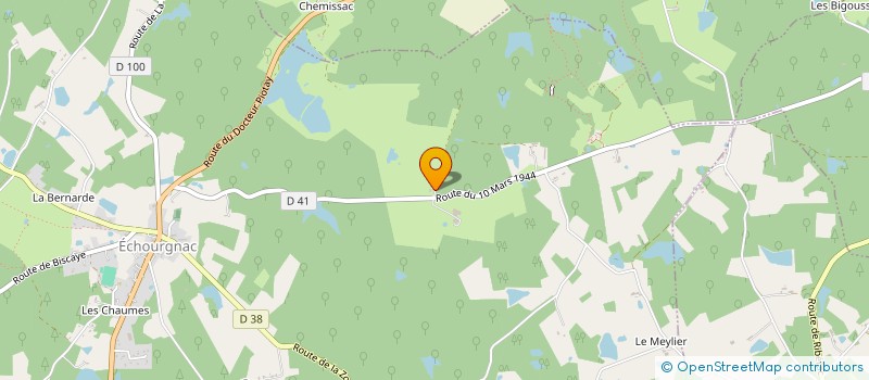 localisation de l'entreprise GPT EMPLOYEURS AGR DE LA CLAIRE FONTAINE  LA JEMAYE-PONTEYRAUD