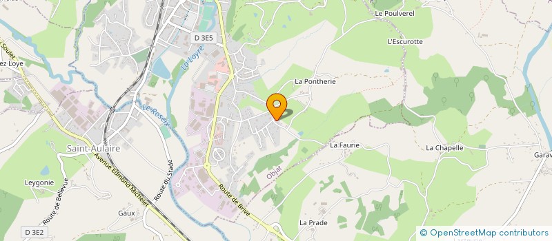 localisation de l'entreprise GPT EMPLOYEURS ARBORIC COTEAUX VOUTEZAC à VOUTEZAC