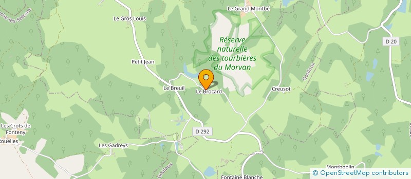 localisation de l'entreprise GPT EMPLOYEURS BROCARD à GOULOUX