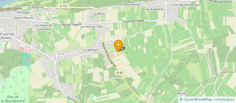 localisation de l'entreprise GPT EMPLOYEURS  CAVES DU VERGER    MR NICOLAS BOUCHET  MONTLOUIS-SUR-LOIRE