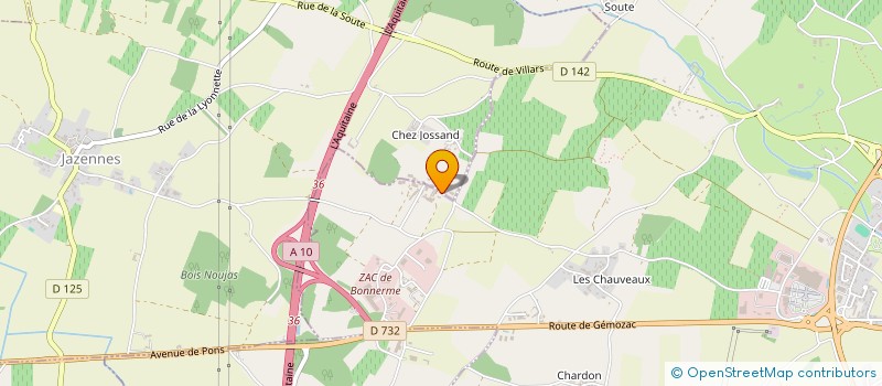 localisation de l'entreprise GPT EMPLOYEURS CHEZ MACHET  PONS