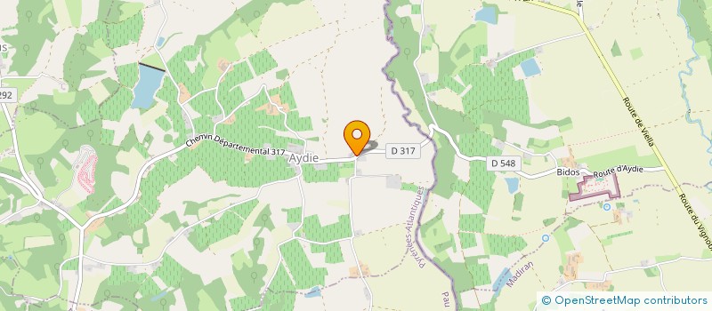 localisation de l'entreprise GPT EMPLOYEURS DARROZE DUCOURNAU LAPLACE  AYDIE