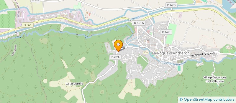 localisation de l'entreprise GPT EMPLOYEURS DE LA BROUSSE AUX FRAISES  LA ROQUE D'ANTHERON