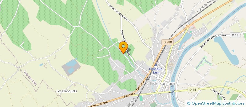 localisation de l'entreprise GPT EMPLOYEURS DES BONS CEPAGES à LISLE-SUR-TARN