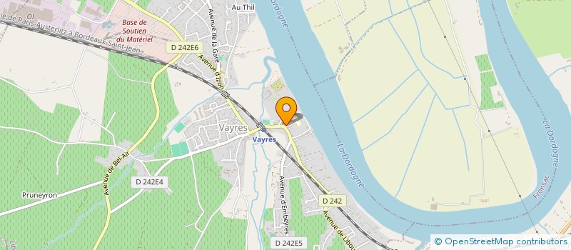 localisation de l'entreprise GPT EMPLOYEURS DES GRAVES DE VAYRES  VAYRES