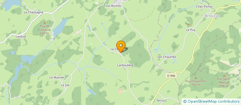 localisation de l'entreprise GPT EMPLOYEURS DU CLUZET  SERMUR