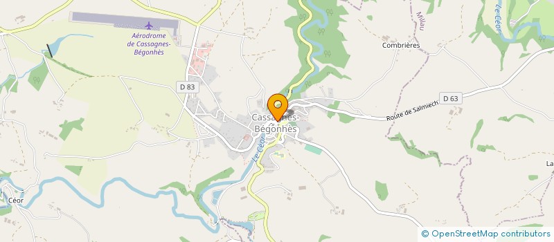 localisation de l'entreprise GPT EMPLOYEURS DU LAGAST AU CEOR à AURIAC-LAGAST