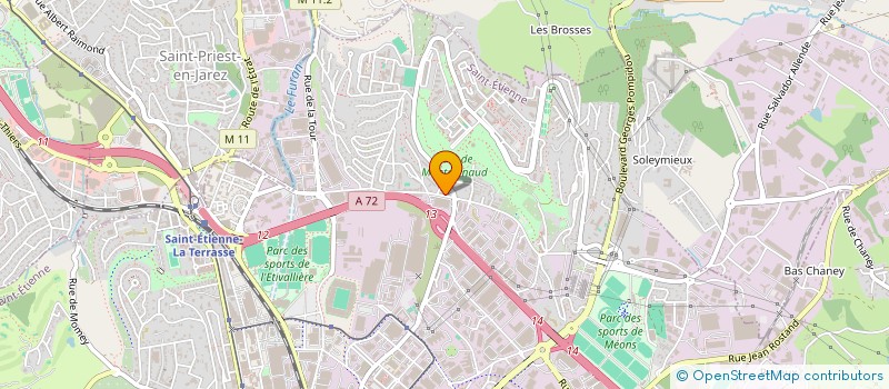 localisation de l'entreprise GPT EMPLOYEURS INSERT & QUALIFICAT LOIRE à SAINT-ETIENNE