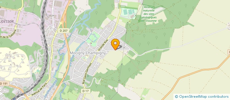 localisation de l'entreprise GPT EMPLOYEURS LA GRANGE DES NOYERS à MORIGNY-CHAMPIGNY