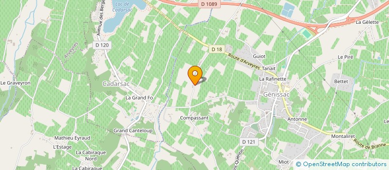 localisation de l'entreprise GPT EMPLOYEURS LE TRIANGLE DE LAURE  GENISSAC