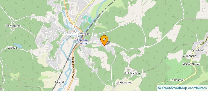 localisation de l'entreprise GPT EMPLOYEURS VALLEE DE LA BEAURONNE  CHATEAU-L EVEQUE