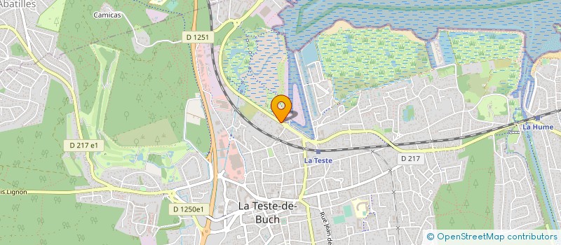 localisation de l'entreprise GPT ENTR INSERT QUALIF HOTEL PLEIN AIR  LA TESTE DE BUCH