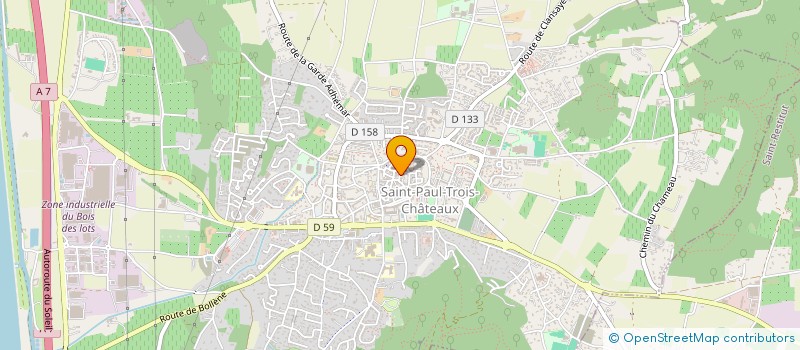 localisation de l'entreprise GPT ENTRAID PERSONNEL COMMUNAL à SAINT-PAUL-TROIS-CHATEAUX