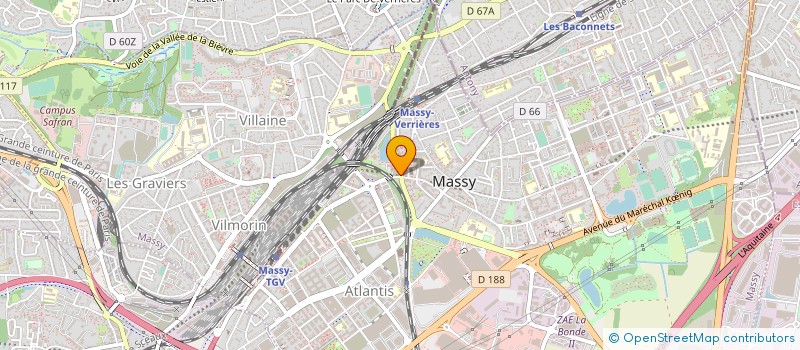 localisation de l'entreprise GPT ETUDE POUR AMENAG PARC ACTIV PEROU  MASSY