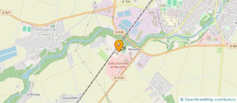 localisation de l'entreprise GPT ETUDES ECON TECHNIQUES AGRICOLES à PITHIVIERS-LE-VIEIL