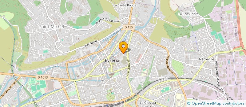 localisation de l'entreprise GPT ETUDES ECONOMIQUES DE CONSTRUCTION à EVREUX