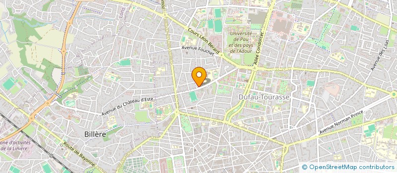 localisation de l'entreprise GPT ETUDES TECHNIQUES ET COORDINATION à PAU