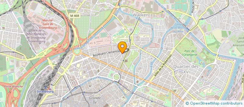 localisation de l'entreprise GPT EUROPEEN PROFESSIONNELS IMMOBILIER à STRASBOURG