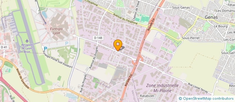 localisation de l'entreprise GPT FINANCIER SOC NOUVELLE LUQUET  CHASSIEU